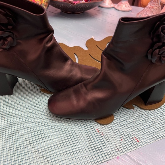 Tory Burch Black Leather Booties - Picture 2 of 6